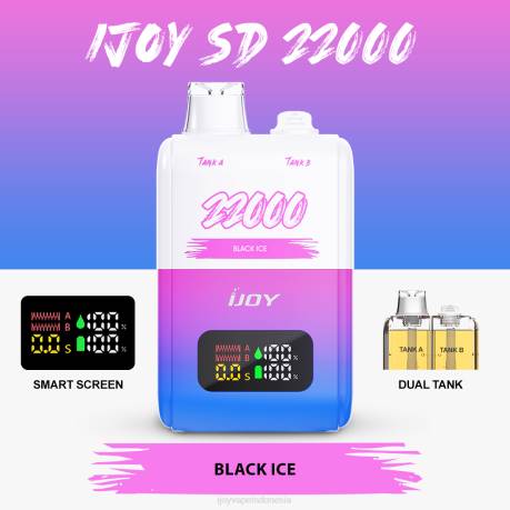 IJOY vape shop - iJOY SD 22000 sekali pakai 604B148 es hitam